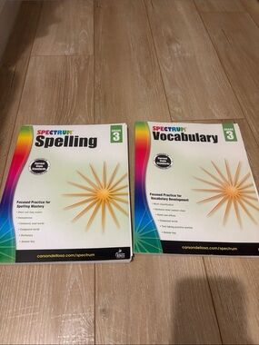 Spectrum Grade 3 Spelling & Vocabulary Workbooks